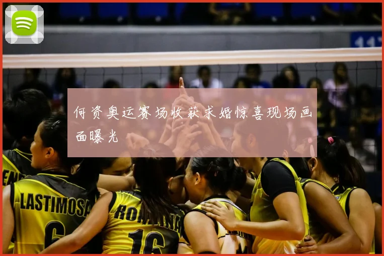何资奥运赛场收获求婚惊喜现场画面曝光